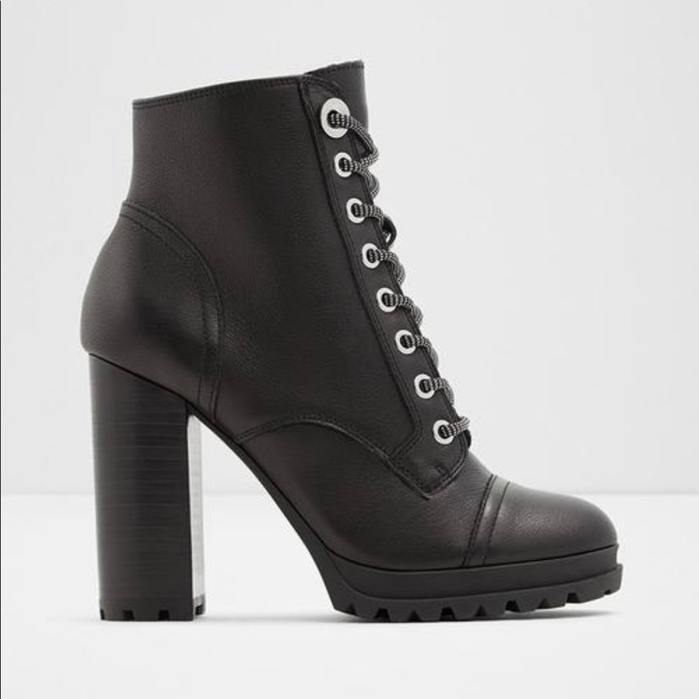 Aldo Marielle Lace Up Combat Boot sz 7.5